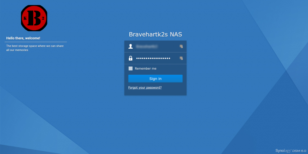 Synology Diskstation Google Authentication reset 